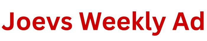 Joe V's weekly ad